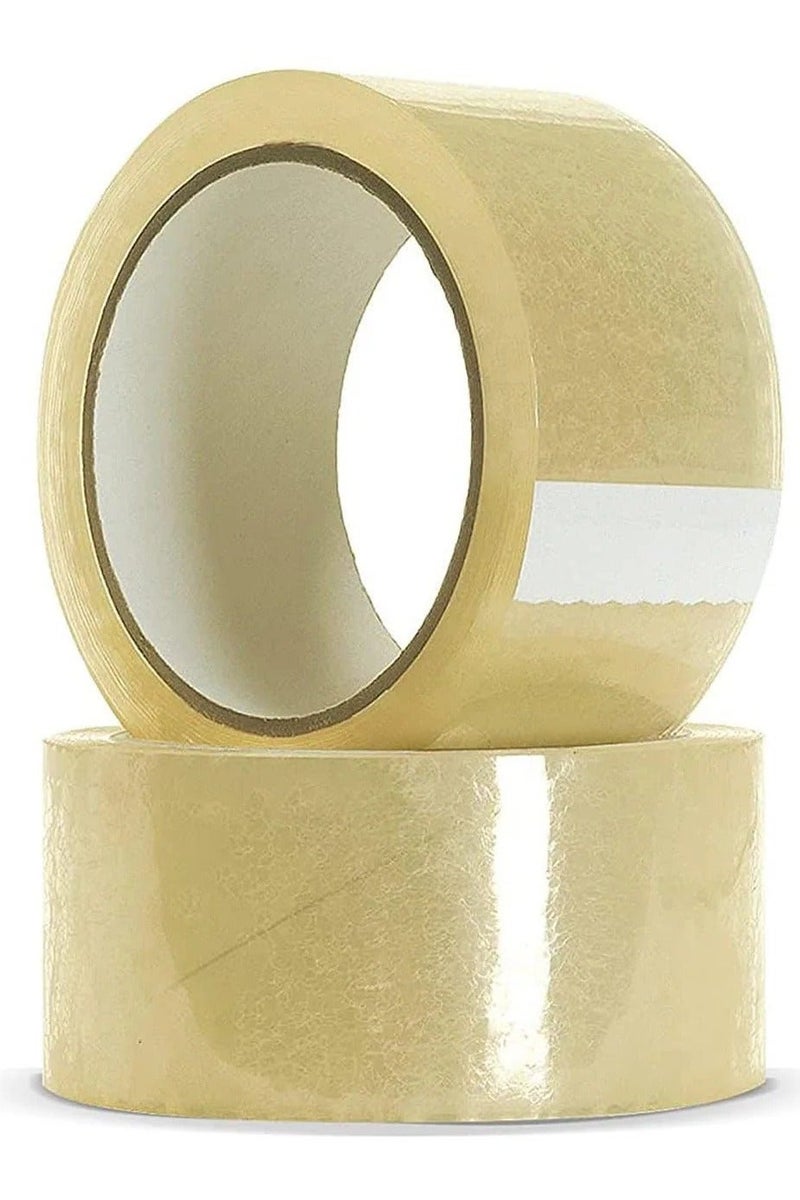 HarabiMed Premium Clear Packing Tape – 70 Yards (2 Rolls), Strong Adhesive for Boxes, Moving & Shipping - Image 4